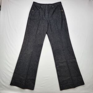 Tara Jarmon Charcoal Wide Leg Jeans
